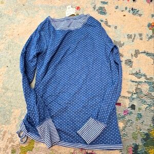 Nwot evys Tree Xs blue layering leaves